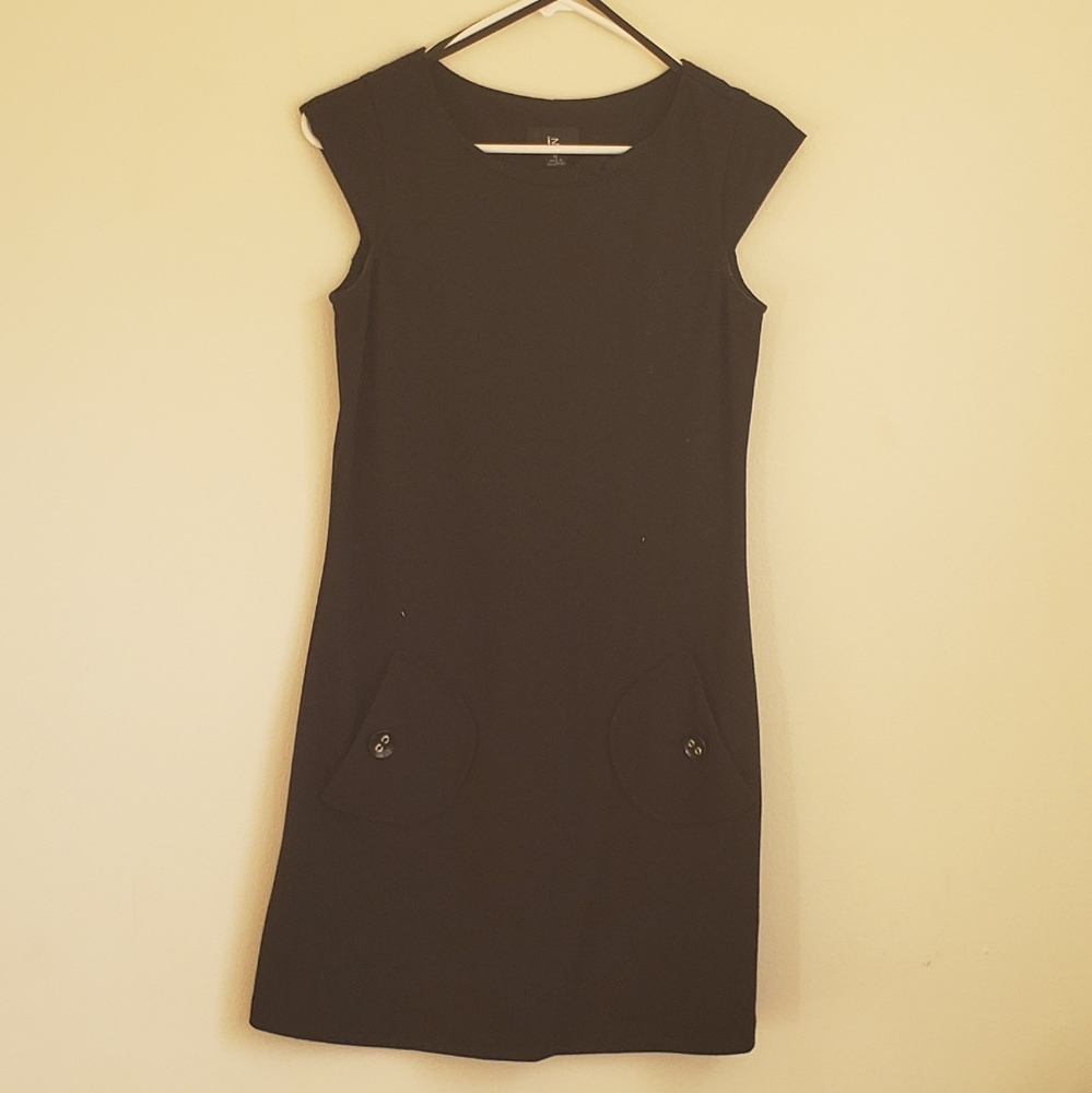 Black Mini Dress with Pockets